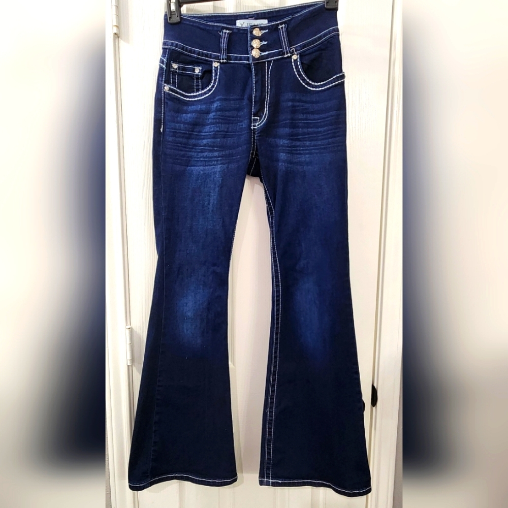 Junior Flared Y Jeans Size: 7/8